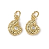 Brass Micro Pave Cubic Zirconia Pendants KK-I358-065G-04-1
