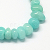 Natural Dyed Yellow Jade Gemstone Bead Strands X-G-R274A-08-2