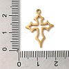 304 Stainless Steel Pendants STAS-L022-318G-3