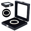 Rectangle Jewelry PU Leather Loose Diamond Storage Box CON-WH0094-45A-1
