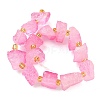 Raw Rough Natural Quartz Crystal Beads Strands G-Z131-J01-11-5