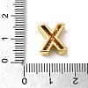 Brass Micro Pave Clear Cubic Zirconia Charms ZIRC-C009-01G-X-3