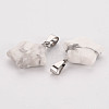 Star Natural Howlite Pendants G-Q367-18-3