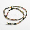 Round Natural Indian Agate Gemstone Bead Strands G-J333-07-4mm-2