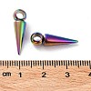 Ion Plating(IP)  201 Stainless Steel Pendants STAS-M323-28RC-1-2