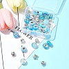 DIY Tibetan Style Alloy & Resin European Beads Making Finding Kits DIY-FS0006-78F-8