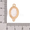 Alloy Blue Enamel Connector Charms ENAM-Z012-02F-G-3