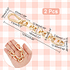 1 Set Purse Strap Extenders FIND-UN0002-10-2