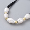Braided Bead Bracelets BJEW-JB04820-01-3