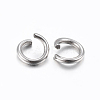 Tarnish Resistant 304 Stainless Steel Open Jump Rings STAS-H437-7x0.7mm-2