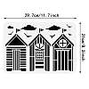 Plastic Drawing Painting Stencils Templates DIY-WH0396-0070-2