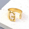 Vacuum Plating 201 Stainless Steel Cuff Rings RJEW-Z032-01G-G-2