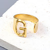 PVD Vacuum Plating 201 Stainless Steel Cuff Rings RJEW-Z032-01G-G-2