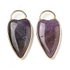 Natural Amethyst Pendants G-I393-01G-03-1