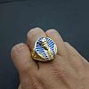 304 Stainless Steel and Enamel Finger Rings for Men FS-WGE3B17-03-3