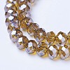 Electroplate Glass Beads Strands EGLA-A034-T3mm-A12-3