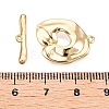 Brass Toggle Clasps KK-N254-148G-4