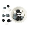 40Pcs 10 Styles Silicone Beads SIL-FS0001-27B-2