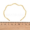 304 Stainless Steel Cuff Bangle for Women BJEW-C076-05G-5