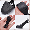 Cowhide Leather Shoes Cover AJEW-WH20121-07-4
