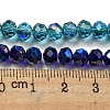 Electroplate Glass Beads Strands EGLA-A034-T6mm-I-3