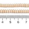 Natural Fossil Beads Strands G-K343-C24-01-4