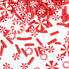 Christmas Handmade Polymer Clay Cabochons CLAY-N013-03-1