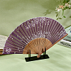 Acrylic Chinese Fan Display Stands ODIS-WH0007-76B-4
