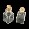 Cuboid Glass Bottle for Bead Containers X1-AJEW-R045-05-2