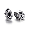 Hollow 925 Sterling Silver European Beads OPDL-L017-069TAS-2