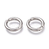 Non-Tarnish 201 Stainless Steel Clip-on Earrings EJEW-L256-04A-P-1