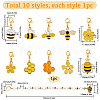 Bee & Honeycomb Theme DIY Knitting Tools HJEW-SC00023-2