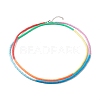 Polymer Clay Heishi Surfer 7-loop Wrap Bracelet BJEW-JB07689-3