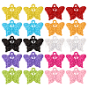  20Pcs 10 Colors Baking Painted Alloy Pendants FIND-TA0002-82-2