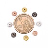 Brass Flower Bead Caps X-KK-O043-02-2