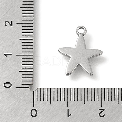 Ocean Theme Anti-Tarnish 304 Stainless Steel Pendants STAS-Z092-06P-03-1