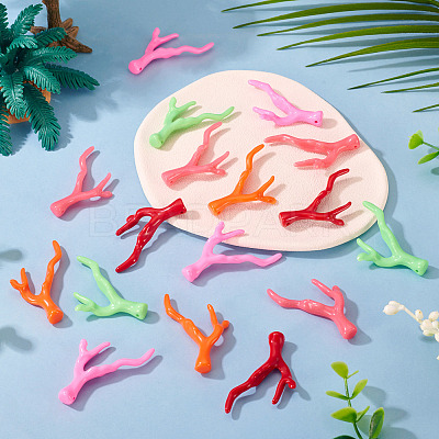 20Pcs 5 Colors Acrylic Pendants OACR-TA0004-21-1