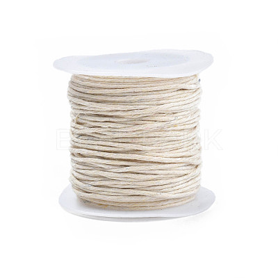 Waxed Cotton Thread Cords YC-R003-1.0mm-10m-102-1