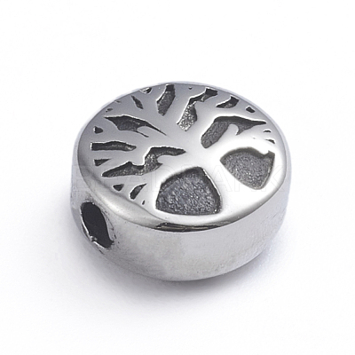 Retro 304 Stainless Steel Beads STAS-L243-047AS-1