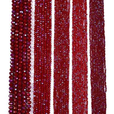 Electroplate Opaque Solid Color Glass Beads Strands LS-EGLA-A044-P1mm-L02-1