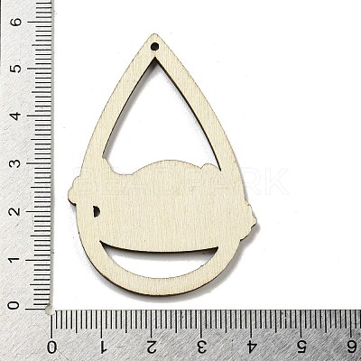 Wood Pendants WOOD-M012-01B-1