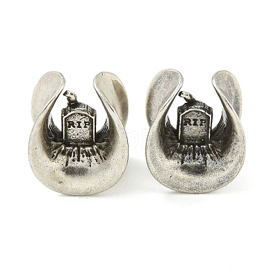 Brass Ear Gauges Flesh Tunnels Plugs EJEW-P293-04B-AS01-1