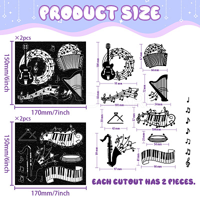 Silhouette Paper AJEW-WH0529-020-1