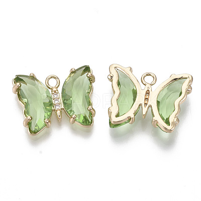 Glass Pendants X-GLAA-T021-24C-1