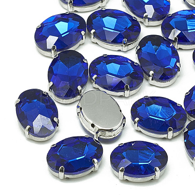 Sew on Rhinestone RGLA-T091-6x8mm-11P-1