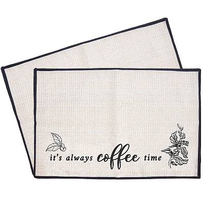 Coffee Theme Diablement Fort Cup Mats AJEW-WH0201-007-1
