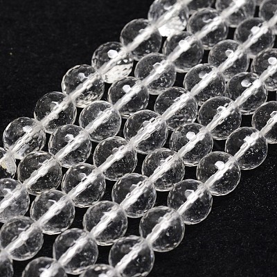 Natural Quartz Crystal Beads Strands G-D840-11-8mm-1