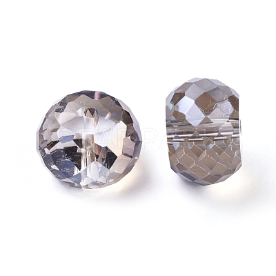 Electorplated Glass Beads EGLA-E005-10-1