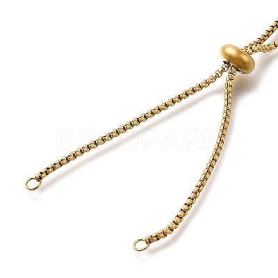 Adjustable 304 Stainless Steel Slider Bracelet/Bolo Bracelets Making LS-STAS-I153-03G-02-1