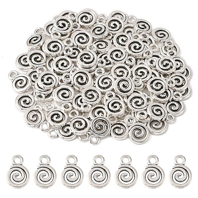 100Pcs Tibetan Style Alloy Charms FIND-YW0008-81-1